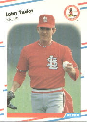 1988 Fleer Baseball Cards      048      John Tudor
